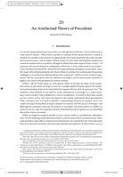 An Artefactual Theory of Precedent