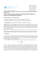 On the crest factor and its relevance in detecting turbulent behaviour in solutions of partial differential equations