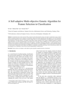 A self-adaptive multi-objective feature selection approach for classification problems