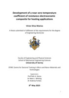 Development of a near zero temperature coefficient of resistance electroceramic composite for heating applications