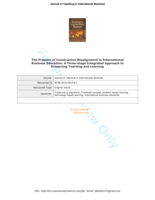 The Problem of Constructive Misalignment in International Business Education: A Three-Stage Integrated Approach to Enhancing Teaching and Learning