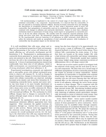 Cell strain energy costs of active control of contractility