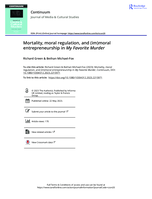 Mortality, moral regulation, and (im)moral entrepreneurship in My Favorite Murder