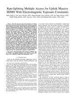 Rate-Splitting Multiple Access for Uplink Massive MIMO with Electromagnetic Exposure Constraints
