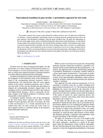 Noise-induced transitions in gene circuits: A perturbative approach for slow noise