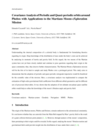 Covariance analysis of periodic and quasi-periodic orbits around Phobos with applications to the Martian Moons eXploration mission