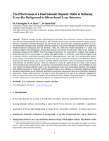 Effectiveness of a dual solenoid magnetic shield at reducing x-ray-like background in silicon-based x-ray detectors