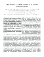 DRL-based STAR-RIS-Assisted ISAC Secure Communications