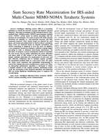 Sum Secrecy Rate Maximization for IRS-aided Multi-Cluster MIMO-NOMA Terahertz Systems