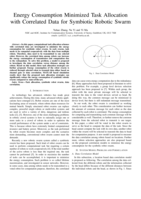 Energy Consumption Minimized Task Allocation with Correlated Data for Symbiotic Robotic Swarm