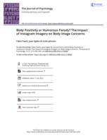 Body Positivity or Humorous Parody? The Impact of Instagram Imagery on Body Image Concerns