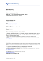 Sanctioning