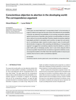 Conscientious objection to abortion in the developing world: The correspondence argument