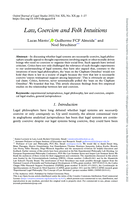 Law, Coercion and Folk Intuitions