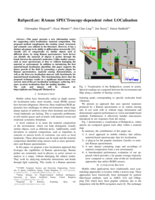 RaSpectLoc: RAman SPECTroscopy-dependent robot LOCalisation