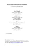 IMPACTS OF RISK AVERSION ON TOURISM CONSUMPTION: A hierarchical age-period-cohort analysis