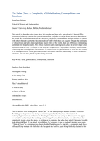 THE SALSA CLASS: A COMPLEXITY OF GLOBALIZATION, COSMOPOLITANS AND EMOTIONS