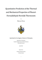 Quantitative Prediction of the Thermal and Mechanical Properties of Phenol-Formaldehyde Novolak Thermosets