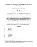 Advances in wall interference corrections for two dimensional lifting bodies