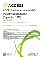 ACCESS Annual Assembly 2022: Event Evaluation Report (September 2022)