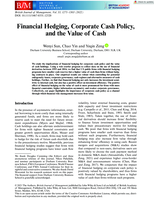 Financial Hedging, Corporate Cash Policy, and the Value of Cash