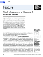 Volcanic ash as a resource for future research on Earth and the Moon