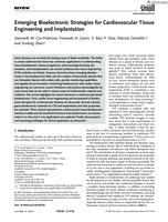 Emerging Bioelectronic Strategies for Cardiovascular Tissue Engineering and Implantation