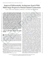Improved Differentiable Architecture Search With Multi-Stage Progressive Partial Channel Connections