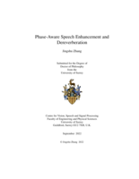 Phase-Aware Speech Enhancement and Dereverberation