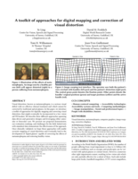 A toolkit of approaches for digital mapping and correction of visual distortion