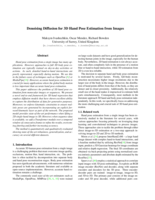 Denoising Diffusion for 3D Hand Pose Estimation from Images