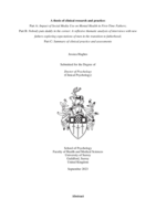 A thesis of clinical research and practice: Part A: Impact of Social Media Use on Mental Health in First-Time Fathers;  Part B: Nobody puts daddy in the corner: A reflexive thematic analysis of interviews with new fathers exploring expectations of men in the transition to fatherhood;  Part C: Summary of clinical practice and assessments