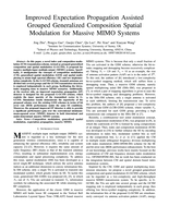 Improved Expectation Propagation Assisted Grouped Generalized Composition Spatial Modulation for Massive MIMO Systems