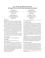 The 5G Key-Establishment Stack: In-Depth Formal Verification and Experimentation