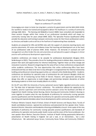 New face of specialist practice