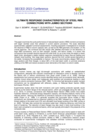 Ultimate response characteristics of steel RBS connections with jumbo sections