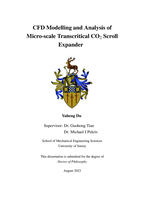CFD Modelling and Analysis of Micro-scale Transcritical CO2 Scroll Expander
