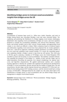 Identifying bridges prone to instream wood accumulation: insights from bridges across the UK
