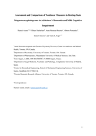 Assessment and Comparison of Nonlinear Measures in Resting-State Magnetoencephalograms in Alzheimer's Dementia and Mild Cognitive Impairment