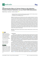 Monitoring the Effect of Calcium Nitrate on the Induction Period of Cement Hydration via Low-Field NMR Relaxometry