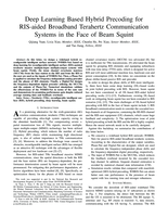 Deep Learning Based Hybrid Precoding for RIS-aided Broadband Terahertz Communication Systems in the Face of Beam Squint