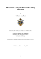 The Country Cottage in Nineteenth-Century Literature