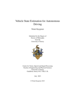 Vehicle State Estimation for Autonomous Driving