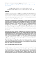 Teaching Philosophy Statements: What are they and how do I write one?