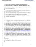 Reducing hydro-meteorological risks through Nature-based Solutions: A comprehensive review of enabling policy frameworks in the European Union
