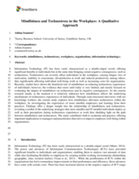Mindfulness and Technostress in the Workplace: A Qualitative Approach