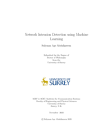 Network Intrusion Detection using Machine Learning