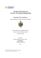 Temporal Dynamics in Human Circulating Metabolites
