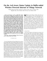On the AoI-Aware Status Update in Buffer-Aided Wireless Powered Internet of Things Network