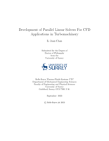 Development of Parallel Linear Solvers for CFD Applications in Turbomachinery